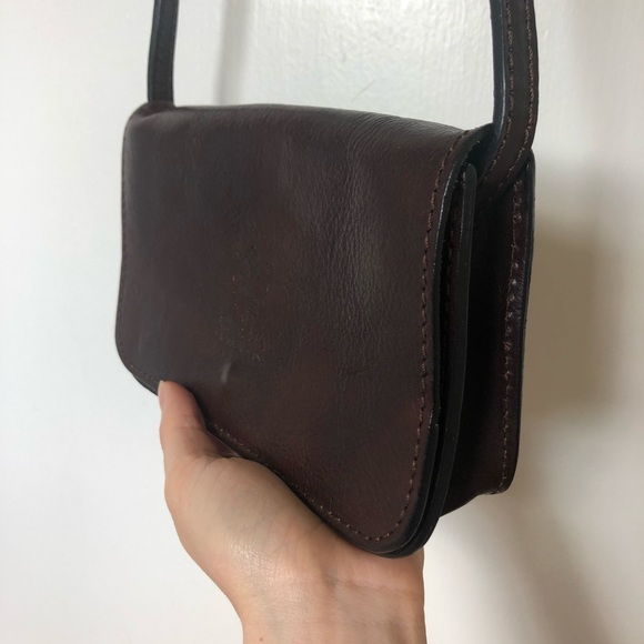 Vera Pella Italian leather crossbody purse - Picture 3 of 8